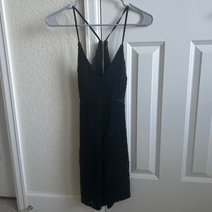 Lulu's Black Lace Dress